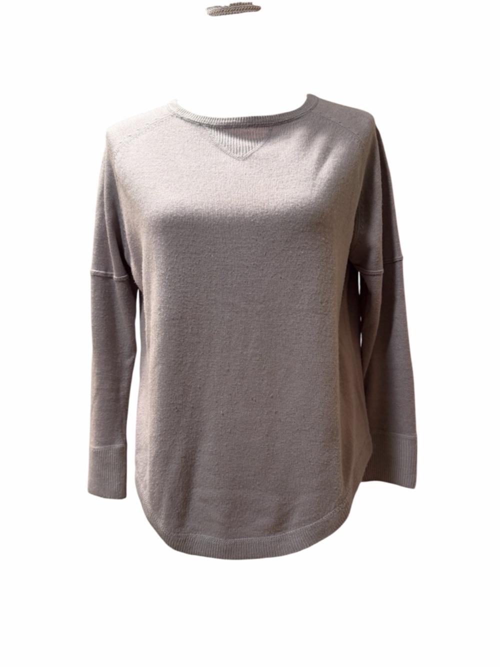 Sweet Romeo light gray crewneck sweater